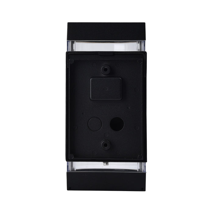 Lutec 5604023012 FOCUS IP44 GU10 Outdoor Up/Down Wall Light with Photocell - Matt Black (Lamp Not Included)
