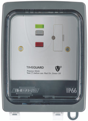 Timeguard TGV104NP Weathersafe Vision 1G IP66 13A Outdoor RCD Fused Spur Passive - westbasedirect.com