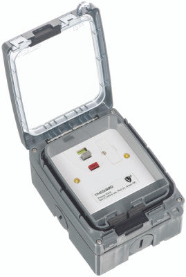 Timeguard TGV104NP Weathersafe Vision 1G IP66 13A Outdoor RCD Fused Spur Passive - westbasedirect.com