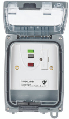 Timeguard TGV104NP Weathersafe Vision 1G IP66 13A Outdoor RCD Fused Spur Passive - westbasedirect.com