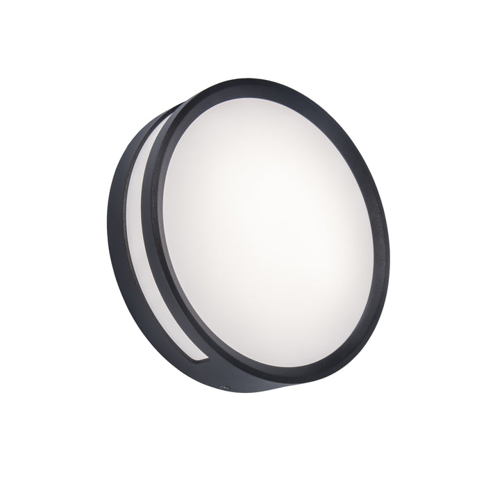 Lutec 6382201118 ROLA 11.6W IP54 LED Wall or Ceiling Light 3000K - Dark Grey
