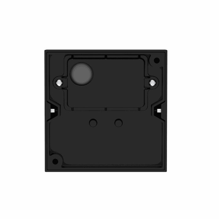 Lutec 6402105012 HELENA 4.1W IP54 LED Surface Mounted Square Brick Light 3000K - Matt Black