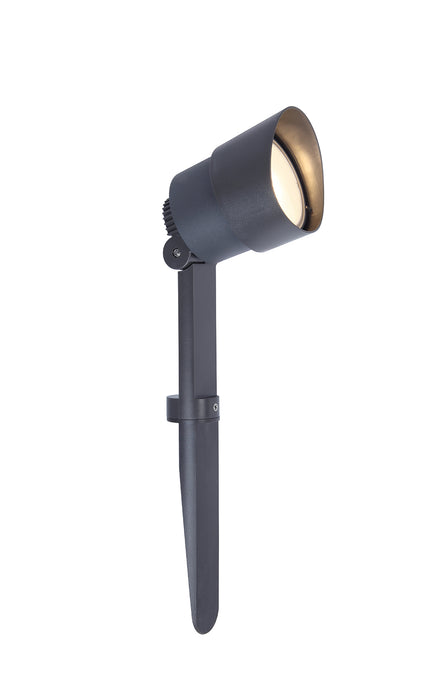 Lutec 6609201118 EXPLORER 3.5W IP54 LED Outdoor Spike Light 3000K - Dark Grey