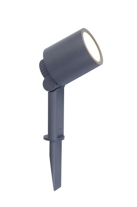 Lutec 6609201118 EXPLORER 3.5W IP54 LED Outdoor Spike Light 3000K - Dark Grey