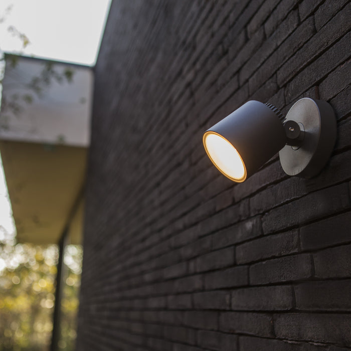 Lutec 6609202118 EXPLORER 3.5W IP54 LED Outdoor Wall Light 3000K - Dark Grey