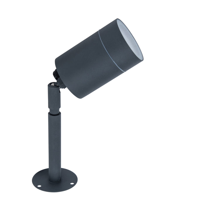 Lutec 6611107424 RADO IP44 GU10 Outdoor Ground Spike Light - Graphite (Lamp Not Included)