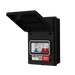 LIVE Electrical AGU5-SR/B 5 Way IP65 Black Metal Garage/EV Charging Unit with 100 Main Switch, 40A Type A SP RCBO B Curve & 20/40kA DP Type 2 SPD - westbasedirect.com
