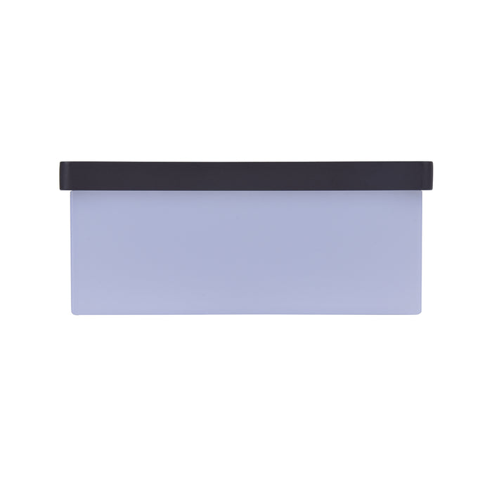 Lutec 6912401345 ZELNA 9W IP44 LED Solar Hybrid Outdoor Wall Light 3000K - Dark Grey