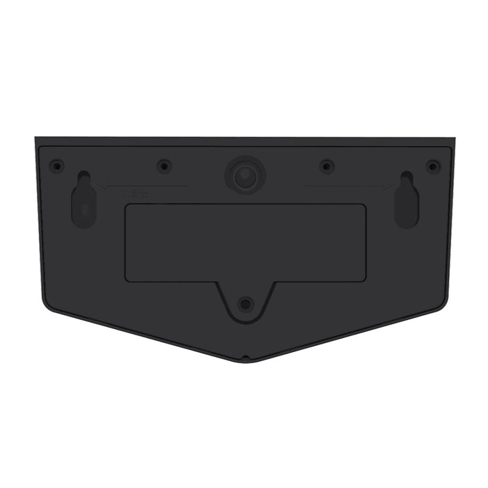 Lutec 6915101330 WINGS 3.7W IP44 LED Solar Outdoor Wall Light with PIR 5000K - Matt Black