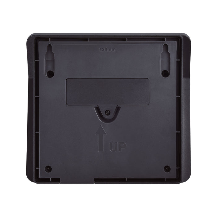 Lutec 6915401118 ALETA 12.6W IP54 LED Solar Outdoor Wall Light with PIR 3000K - Dark Grey