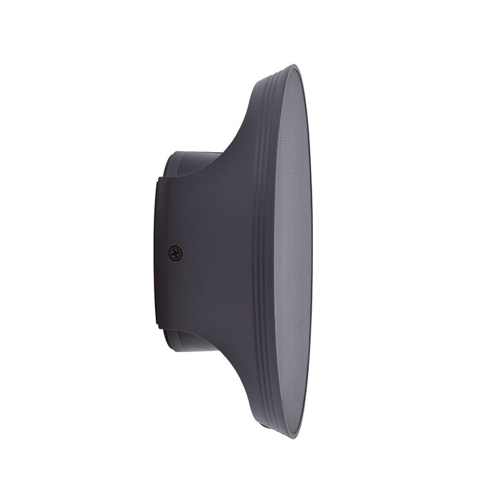 Lutec 6915601335 BELKA 9W IP54 LED Solar Hybrid Outdoor Wall Light 3000K - Dark Grey