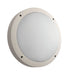Saxby 69231 Luik plain casing IP65 18W Textured matt white paint & opal pc 18W LED module (SMD 3030) CCT - westbasedirect.com