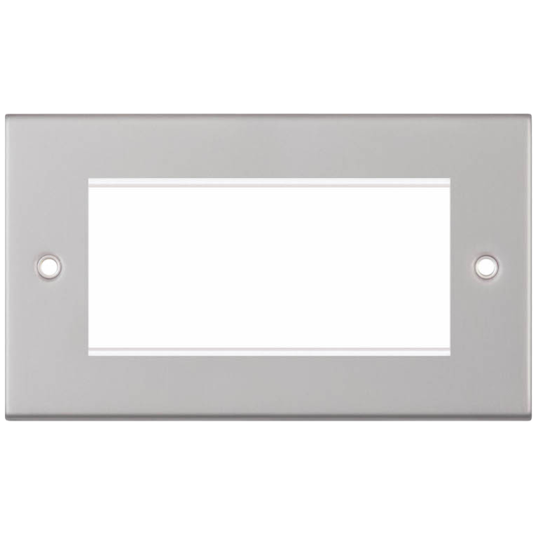 Euro Plate Module BUY Selectric 5M-13 | 5M Slim Decorative | 4 Aperture Euro Media / Data ...