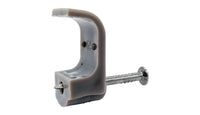 Tower 70CGKF100 10.0mm Single T&E Cable Clip Grey (Box of 100)