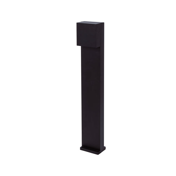 Lutec 7104002012 GEMINI XF 7.4W IP54 LED Outdoor Bollard Light 3000K - Matt Black