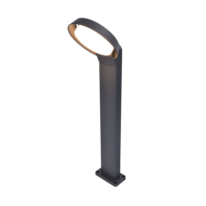 Lutec 7105701118 POLO 15W IP54 LED Outdoor Bollard Light 3000K - Dark Grey