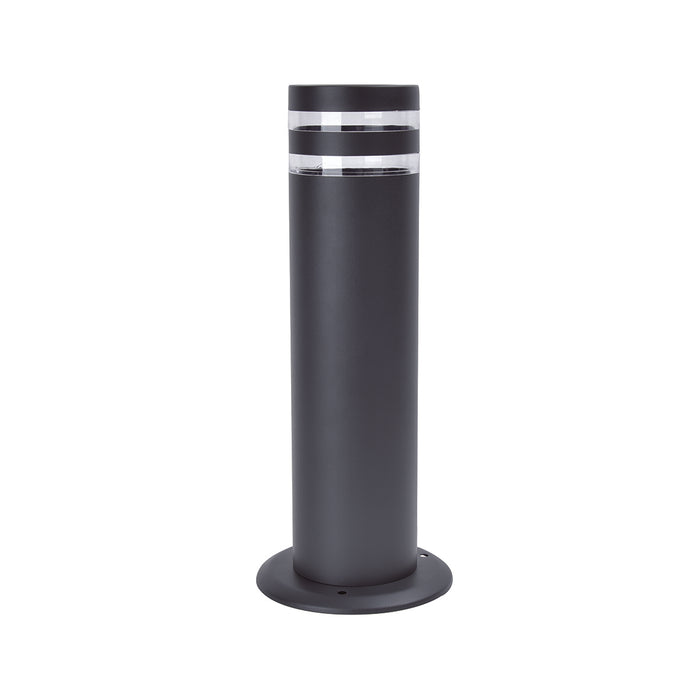 Lutec 7204803118 FOCUS IP44 GU10 Outdoor Bollard Light - Anthracite Grey (Lamp Not Included)