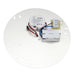 Saxby 72180 Luik Microwave gear tray 18W Gloss white paint 18W LED module (SMD 3030) CCT - westbasedirect.com