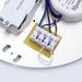 Saxby 72181 Luik Microwave emergency gear tray EM 18W Gloss white paint 18W LED module (SMD 3030) CCT - westbasedirect.com