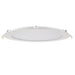 Saxby 73720 SirioDISC IP44 18W Matt white paint & frosted acrylic 18W LED module (SMD 2835) Cool White - westbasedirect.com
