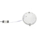 Saxby 73720 SirioDISC IP44 18W Matt white paint & frosted acrylic 18W LED module (SMD 2835) Cool White - westbasedirect.com