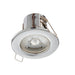 Saxby 74032 ShieldECO 500 IP65 5W Chrome effect plate & clear acrylic 5W LED module (SMD 2835) Cool White - westbasedirect.com