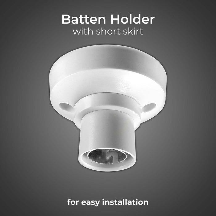 BG 752 Batten Holder 3 Terminal + Short Skirt