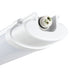 Saxby 75531 Reeve Connect 2ft IP65 18W Opal & gloss white pc 18W LED module (SMD 2835) Daylight White - westbasedirect.com