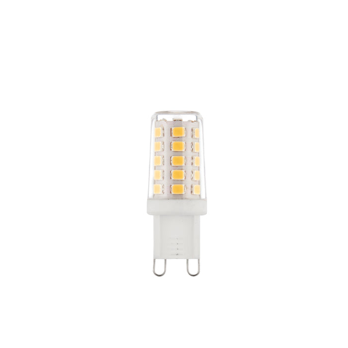 Saxby 76140 G9 LED SMD 220LM 2.3W Clear & gloss white pc 2.3W LED G9 Cool White - westbasedirect.com