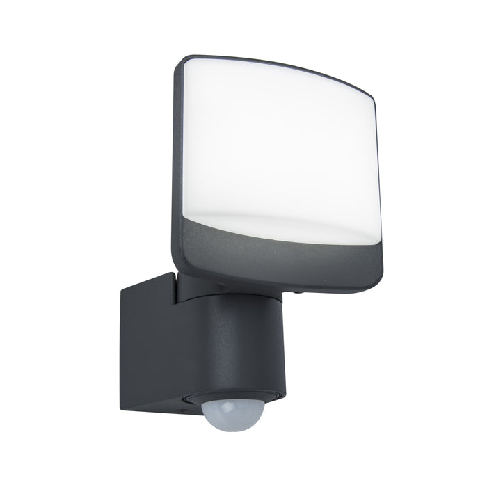 Lutec 7625701345 SUNSHINE 12.5W IP44 LED Floodlight with PIR 5000K - Dark Grey