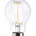Saxby 76800 B22 LED filament GLS dimmable 8W Clear glass & bright nickel plate 8W LED B22 Warm White - westbasedirect.com