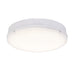 Saxby 77897 Forca CCT IP65 18W Gloss white & opal pc 18W LED module (SMD 2835) CCT - westbasedirect.com
