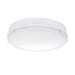 Saxby 77902 Forca CCT emergency and microwave EM IP65 18W Gloss white & opal pc 18W LED module (SMD 2835) CCT - westbasedirect.com