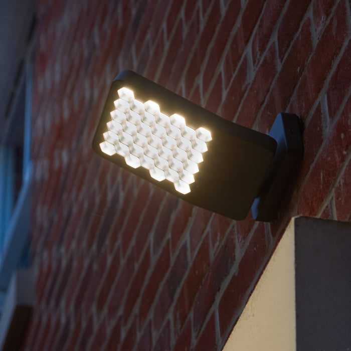 Lutec 7801601118 ATLANTIS 14W IP54 LED Anti Glare Floodlight 4000K - Dark Grey