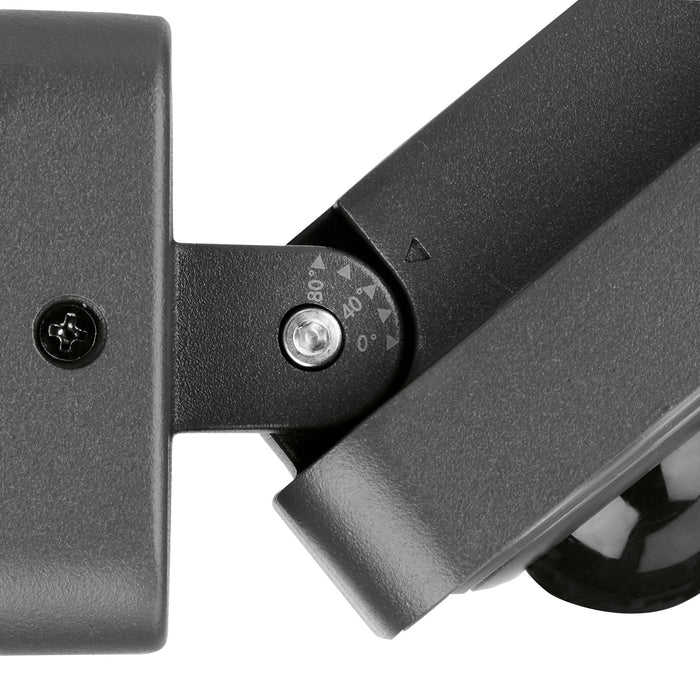 Lutec 7801604118 ATLANTIS 24W IP54 LED Anti Glare Floodlight with PIR 4000K - Dark Grey
