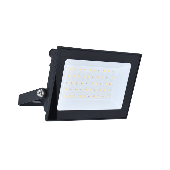 Lutec 7801704012 HALO 50W IP65 LED Floodlight 4000K - Black