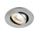 Saxby 78523 ShieldECO 800 Tilt 8.5W Satin nickel effect plate & clear acrylic 8.5W LED module (SMD 2835) Cool White - westbasedirect.com