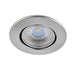 Saxby 78523 ShieldECO 800 Tilt 8.5W Satin nickel effect plate & clear acrylic 8.5W LED module (SMD 2835) Cool White - westbasedirect.com