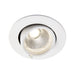 Saxby 78538 Axial round  15W Matt white paint & clear pc 15W LED module (COB) Cool White - westbasedirect.com