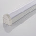 Saxby 78555 Rular 5ft standard 41W Opal pc & gloss white paint 41W LED module (SMD 2835) Cool White - westbasedirect.com