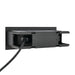 Saxby 78638 Seina plain IP44 3.5W Textured black paint & frosted pc 3.5W LED module (SMD 2835) Cool White - westbasedirect.com