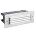 Saxby 78639 Seina louvre IP44 3.5W Marine grade brushed stainless steel & frosted pc 3.5W LED module (SMD 2835) Cool White - westbasedirect.com