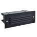 Saxby 78640 Seina louvre IP44 3.5W Textured black paint & frosted pc 3.5W LED module (SMD 2835) Cool White - westbasedirect.com