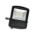 Saxby 78971 Mantra IP65 100W Matt black paint & clear glass 100W LED module (SMD 2835) Daylight White - westbasedirect.com