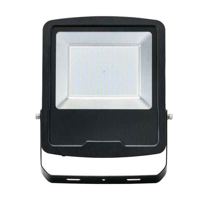 Saxby 78973 Mantra IP65 200W Matt black paint & clear glass 200W LED module (SMD 2835) Daylight White