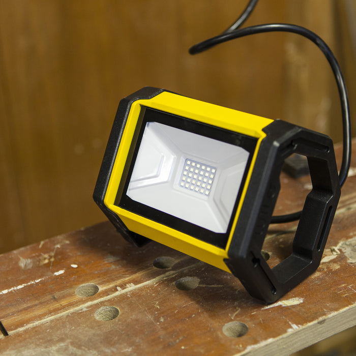Lutec 7902202426 PENI 2W IP54 LED Portable Work Light 4000K - Yellow & Black