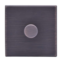 Hamilton 7G2EB1XLEDITB100 Hartland G2 Screwless 1G 100W 2 Way LED Push On/Off Rotary Dimmer Switch - Etrium Bronze