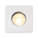 Saxby 80244 Speculo square IP65 50W Matt white paint & clear glass 50W GU10 reflector (Required) - westbasedirect.com