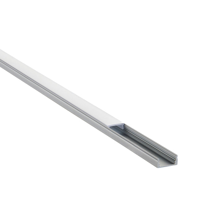 Saxby 80497-30PK RigelSLIM Surface 2m Aluminium Profile/Extrusion Silver - 30 Pack