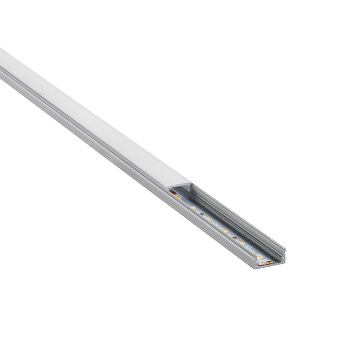 Saxby 80497-30PK RigelSLIM Surface 2m Aluminium Profile/Extrusion Silver - 30 Pack